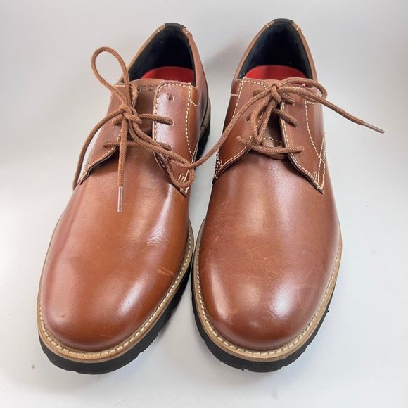 Rockport Men\'s Marshall Plain Toe Oxford Color Fawn Size 8 main image 5